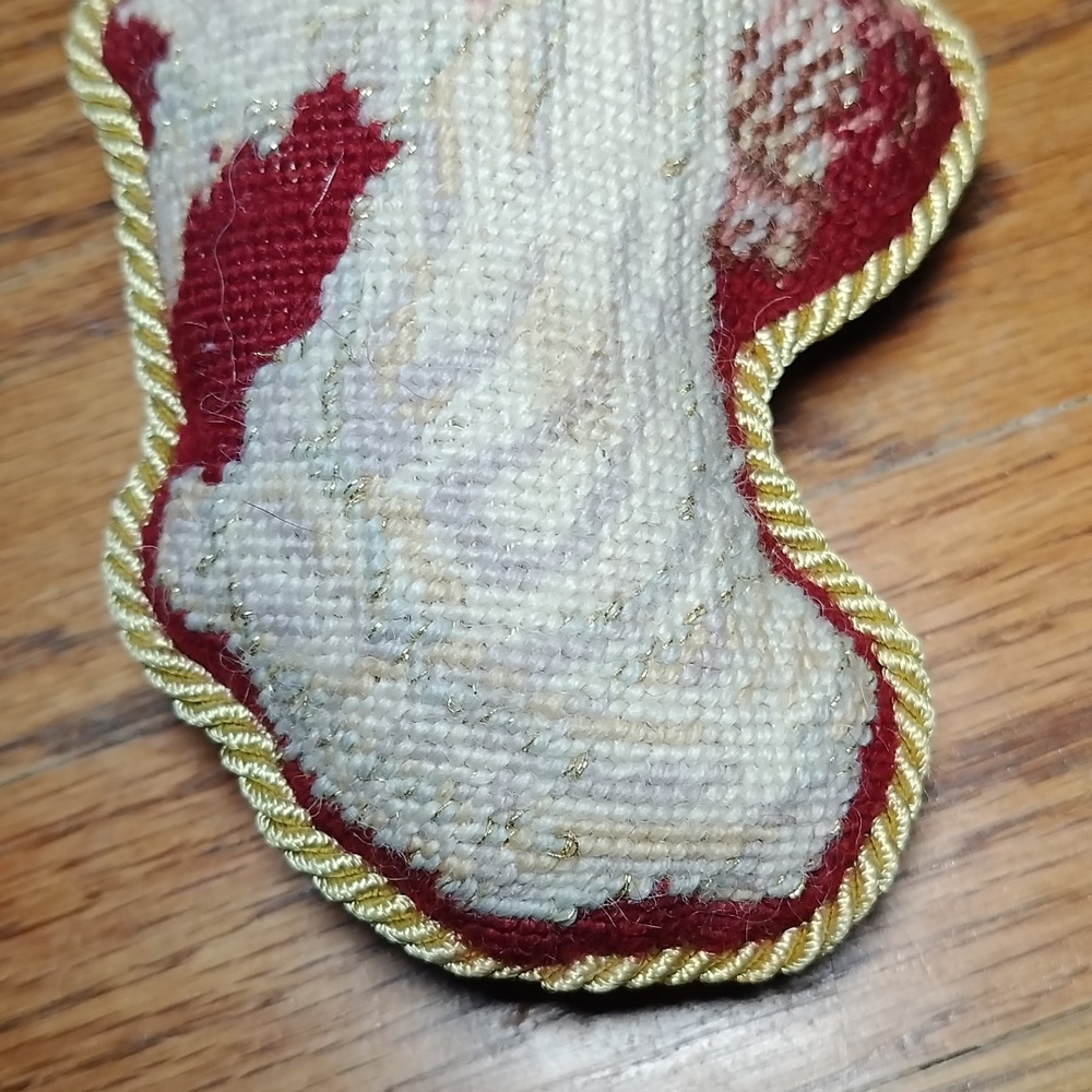 Vintage Stuffed Angel Christmas Ornament - Picture 7 of 8